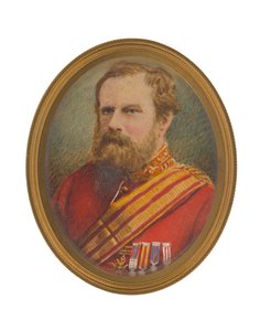 穿着参谋服的戴维-波特中将（1812-1881）。 作者 约翰·莫法特