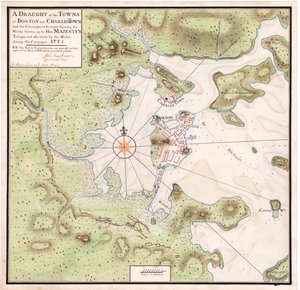 Montresor 绘制的波士顿地图