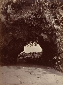 热带风光，自然拱门，库比卡湾，1871年。