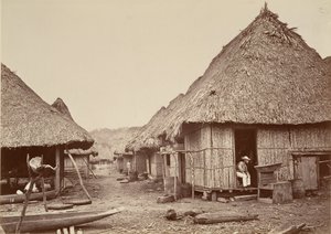 热带风光，街道，Chipigana，1871年。