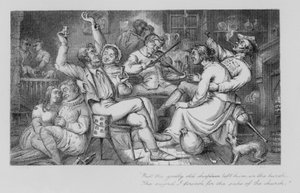 Robert Burns: Jolly Beggars (engraving)