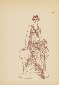 古希腊女性服饰（石版画）
