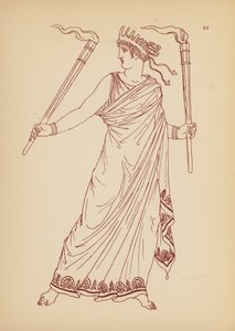 古希腊女性服饰（石版画）