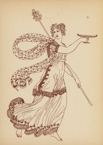 古希腊女性服饰（石版画）