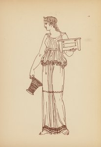 古希腊女性服饰（石版画）