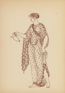 古希腊女性服饰（石版画） 作者 约翰·莫尔·史密斯