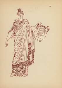 古希腊女性服饰（石版画） 作者 约翰·莫尔·史密斯