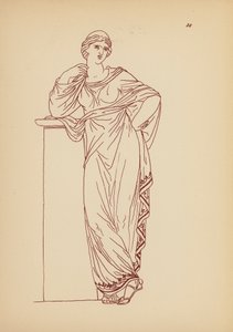 古希腊女性服饰（石版画） 作者 约翰·莫尔·史密斯