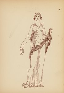 古希腊女性服饰（石版画） 作者 约翰·莫尔·史密斯