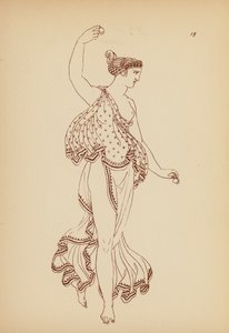 古希腊女性服饰（石版画） 作者 约翰·莫尔·史密斯
