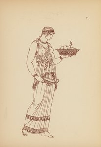 古希腊女性服饰（石版画） 作者 约翰·莫尔·史密斯