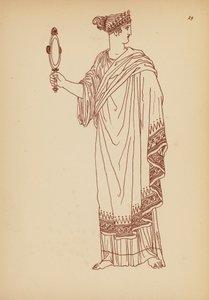 古希腊女性服饰（石版画） 作者 约翰·莫尔·史密斯