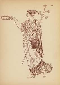 古希腊女性服饰（石版画）