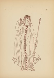 古希腊女性服饰（石版画） 作者 约翰·莫尔·史密斯