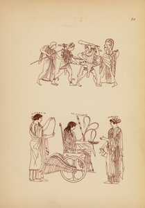 古希腊女性服饰（石版画） 作者 约翰·莫尔·史密斯
