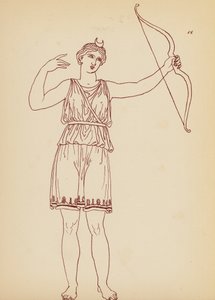 古希腊女性服饰（石版画）