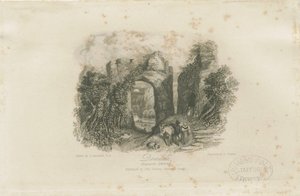 Dovedale-“雷纳德的厨房”：钢版画（渐晕），编号[1808-1892]（印刷）