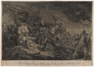 邦克山之战或沃伦将军之死c。 1798-1817（雕刻） 作者 约翰·诺曼