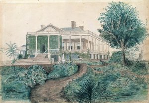 Inman Homestead（纸上的wc） 作者 约翰·奥伯安·英曼