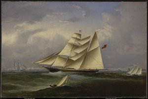 海洋新娘离开哈利法克斯港，1854年 作者 约翰·奥布莱恩