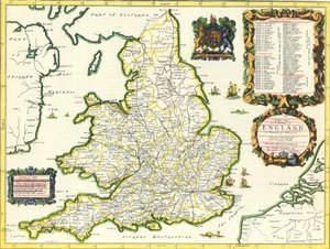 大不列颠地图集，1675年 作者 约翰·奥吉尔比