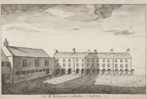 St Andrews Delineated  -  St Salvators Colledge St Andrews（纸上洗笔）