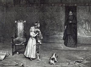 金色房间德比伯爵夫人的出现，斯科特的“山顶佩弗里尔”，1888年的“休闲时刻” 作者 约翰·佩蒂
