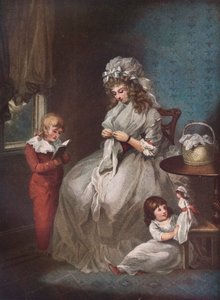 妻子妻子玛丽，1791年 作者 约翰·拉斐尔·史密斯