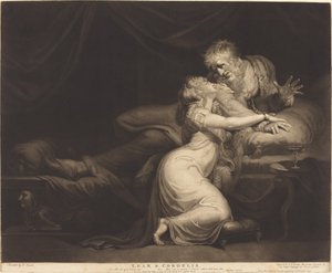 李尔和科黛丽亚，1784年。 作者 约翰·拉斐尔·史密斯
