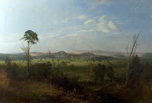 从威尔福德，1850年诺丁汉的视图 作者 约翰·罗森·沃克