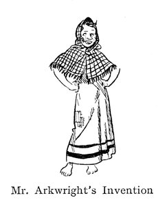 纺纱珍妮，未婚纺织工作女孩，先生Arkwrights发明