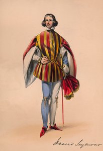 1842年5月12日，弗朗西斯·西摩（Francis Seymour）穿着维多利亚女王服装舞会的服装，1843年。