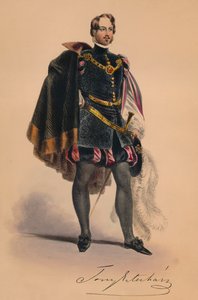 1842年5月12日，以女王的维多利亚女王时代的BalCostumé装扮成16世纪服装的嘉宾。