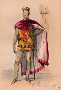 1842年5月12日，詹姆斯·英尼斯·克（James Innes-Ker）身着Plantagenet装扮成维多利亚女王的Bal服装，