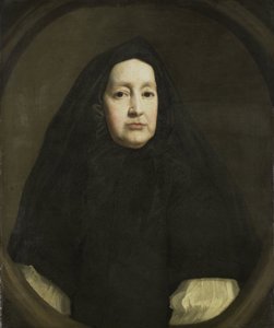 凯瑟琳-埃利奥特（卒于 1688 年）的肖像，她是约克公爵夫人安妮和摩德纳玛丽王后的首席寝宫女官，分别是英格兰詹姆斯二世的第一任和第二任妻子 作者 约翰莱利（复制后）