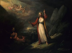 基督被魔鬼诱惑，1818年。