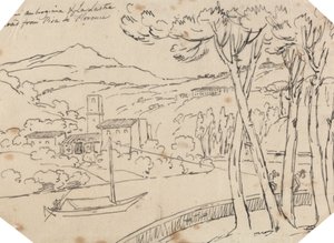在 Ambrogiana 和 La Lastra 之间 作者 约翰·罗伯特·科森斯