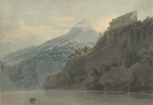 1782年9月或之后，在维埃里附近的萨勒诺海湾。 作者 约翰·罗伯特·科森斯