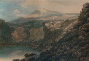内米湖和小镇，1778年 作者 约翰·罗伯特·科森斯