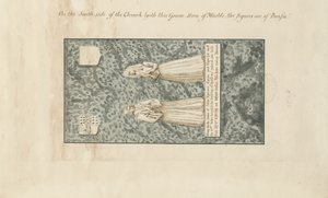 马德利教堂（Madeley Church）-约翰·埃格顿（John Egerton）的墓碑：钢笔和水墨绘画，nd [19％] 作者 约翰·罗伯特·弗尼霍夫