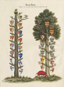 桑顿教堂-壁画：水彩作品，nd [19th cent] 作者 约翰·罗伯特·弗尼霍夫