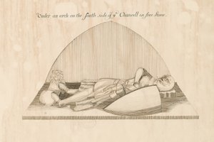 Swynnerton教堂-肖像：钢笔和墨水绘画，nd [19分] 作者 约翰·罗伯特·弗尼霍夫