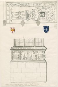 Uttoxeter教堂-Kinnersley家庭纪念碑：钢笔和水墨画，nd [19世纪中叶]（绘画） 作者 约翰·罗伯特·弗尼霍夫