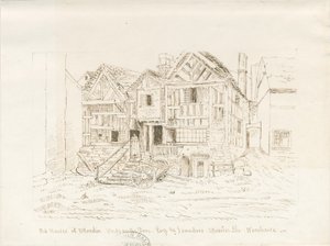 Uttoxeter镇-Ale仓库：钢笔和墨水绘画，未完成[？19世纪中叶] 作者 约翰·罗伯特·弗尼霍夫