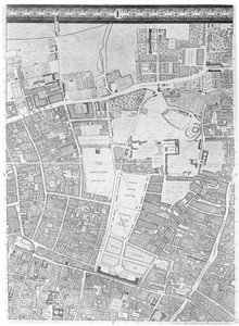 1746年伦敦Moorfields和Hoxton地图