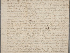 1691年，圣安德鲁斯的学生约翰·罗（John Row）写给他叔叔的一封信 作者 约翰·罗