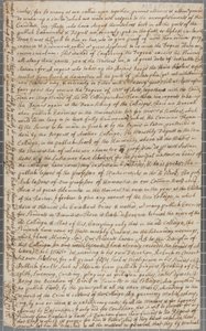 1691年，圣安德鲁斯的学生约翰·罗（John Row）写给他叔叔的一封信 作者 约翰·罗