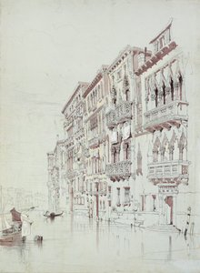 孔塔里尼-法桑宫，威尼斯，1841年5月6-16日 作者 约翰·拉斯金