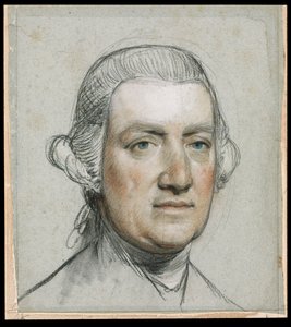 内维尔-马斯凯林（1732 -1811），约 1776 年（纸上粉笔画） 作者 约翰·罗素