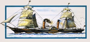 英国桨式蒸汽船 "波斯 "号 作者 约翰·S·史密斯